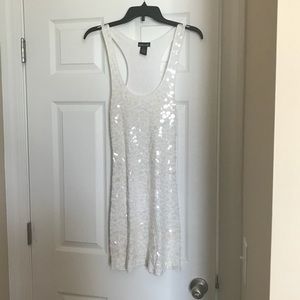 White cocktail dress